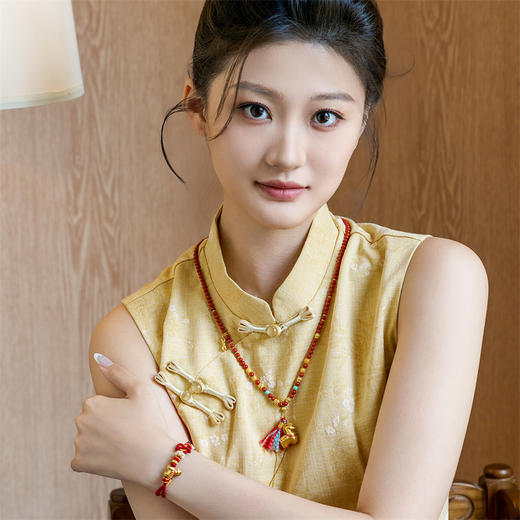 【新品首发】唐马-马上有财 古法金生肖马挂坠黄金足金吊坠【按克计价黄金1】MEMORA诗普琳GP2950 商品图2