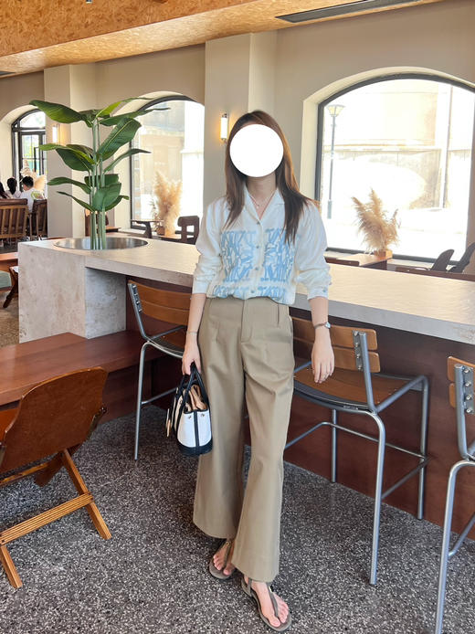 2508502    M字母印花真丝衬衫 商品图9