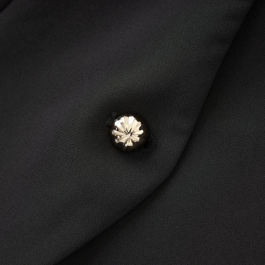 「高货wl」全新升级【铂金会员330/天猫449/差价119】(52953)洛诗琳手工串珠刺绣西装马甲2025秋季掐腰V领通勤无袖外套 商品图3