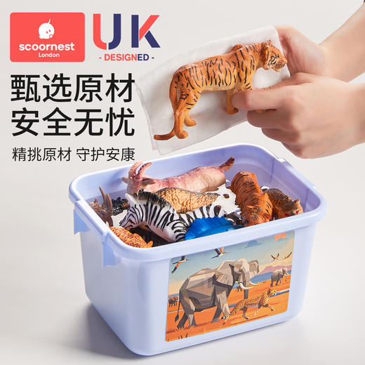 科巢动物模型儿童仿真玩具早教套装宝宝认知野生动物园益智玩具 商品图3