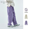 预售12.27发 棵初25年秋冬季新款亲子中大女童休闲灯芯绒裤全棉内绒保暖阔腿裤 商品缩略图0