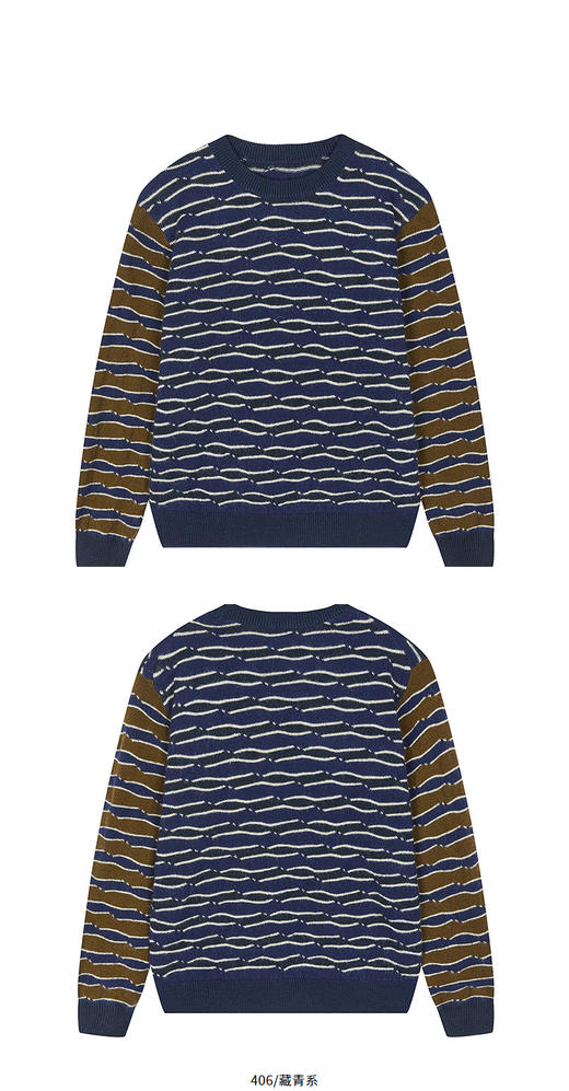 jnby  25年秋款  长袖套头针织衫  1P9312800 商品图5