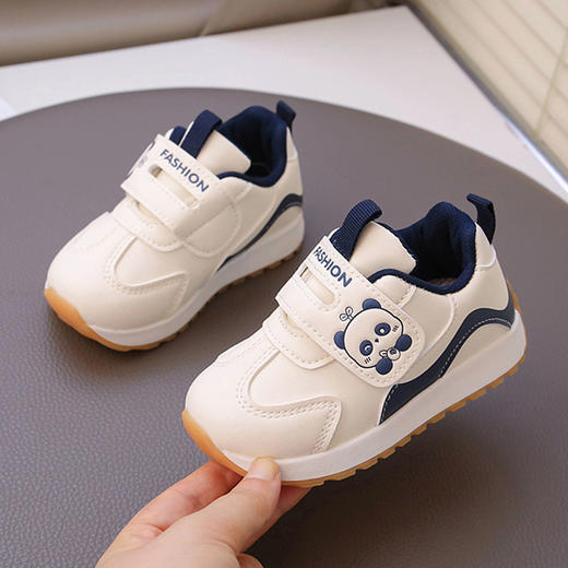 【细腻柔软！舒适耐磨】亲肤内垫，宝宝学步鞋网面小童魔术贴机能鞋男童防滑阿甘鞋女宝宝软底运动鞋。ra 商品图6