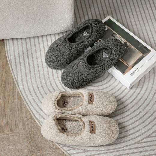 【澳洲品牌】EVERAU 休闲家居鞋女士羊皮毛一体软底室内鞋EA2055 商品图2