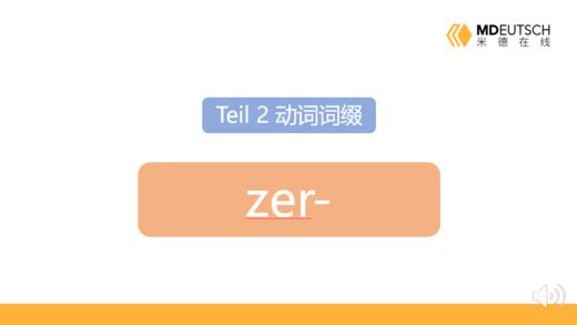 动词前缀 zer- 商品图0