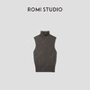 ROMI STUDIO“知性优雅”可机洗绵羊毛高领无袖毛衫 RWCSST1678 商品缩略图1