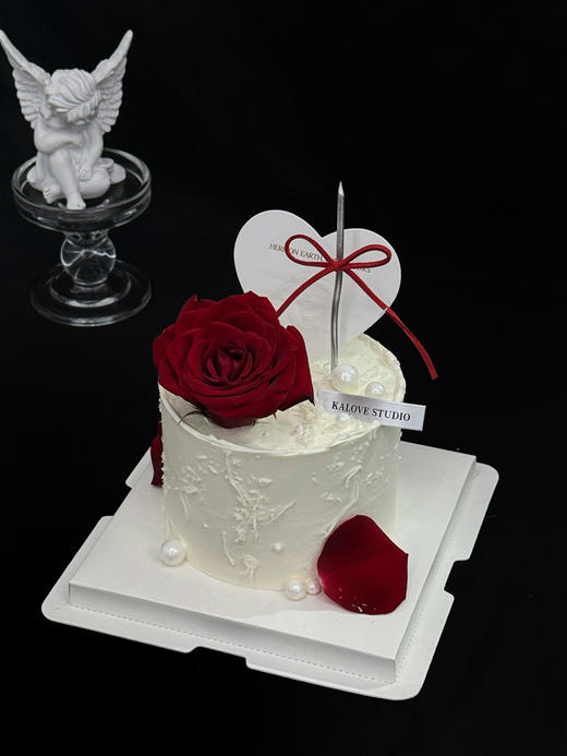 浪漫玫瑰纪念日生日蛋糕 商品图1