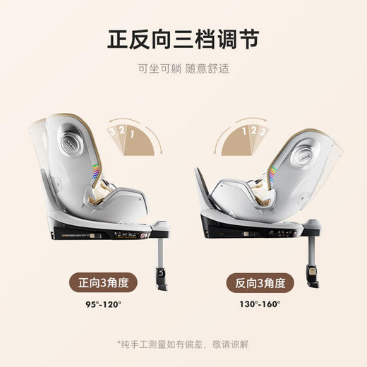 BeBeBusTravel儿童安全座椅Astron+天文家pro香槟金0-7岁 商品图8