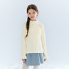 笛莎Deesha 童装女童毛衣2025冬新款女童木耳边拼接罗纹修身打底毛衣 商品缩略图1