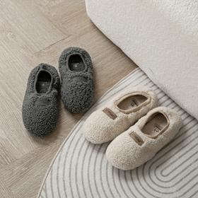 【澳洲品牌】EVERAU 休闲家居鞋女士羊皮毛一体软底室内鞋EA2055