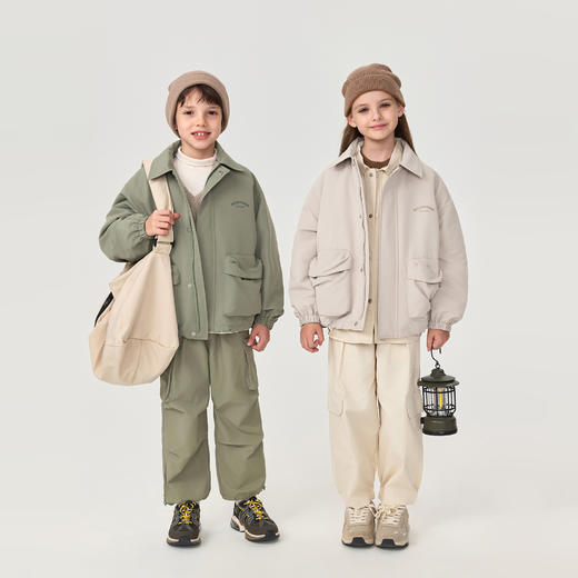【无氟防泼水】马克珍妮男童城市轻户外夹棉工装秋装新款551238 商品图1