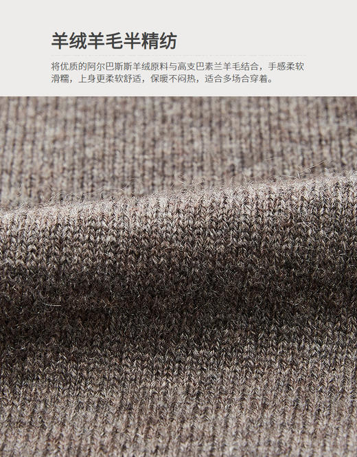 jnby  25年秋款  长袖套头羊绒衫  1P9313150 商品图1