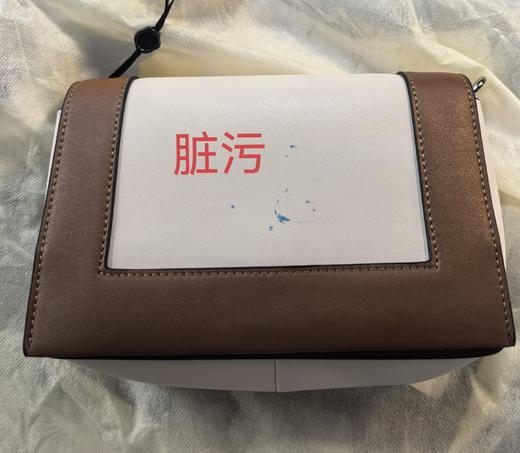 L19WHH8156OOOOWT Coup De Foudre 轻奢CDF专柜流行热销新款复古拼色女单肩百搭简约宽肩带小方包 商品图7