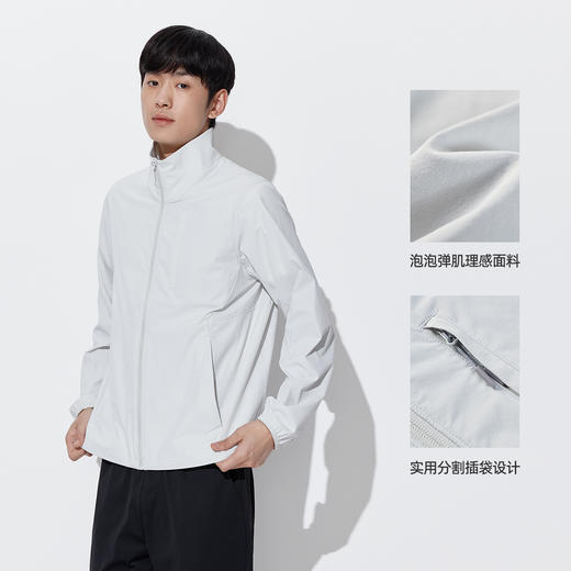 马恩MAXNEW男装2025秋季新款外套通勤防泼水立领上衣休闲夹克衫男 商品图1