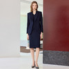 IWY/藏青色西装套裙女秋季长袖高级感商务正装职场工作服J25C215+25S825 商品缩略图1