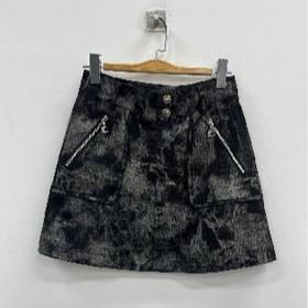 NC流行花色短半裙50624（黑）夏季153010820321