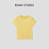 ROMI STUDIO”温暖色调“轻柔纯棉圆领短袖T恤RWCRSU5844 商品缩略图0