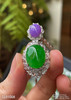 冰艳绿➕艳紫双蛋面吊坠【5231008】具体价格微信咨询 商品缩略图3