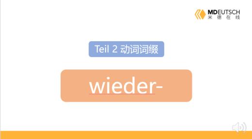 动词前缀 wieder- 商品图0