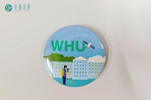 武大珞珈印迹马口铁徽章 商品图3