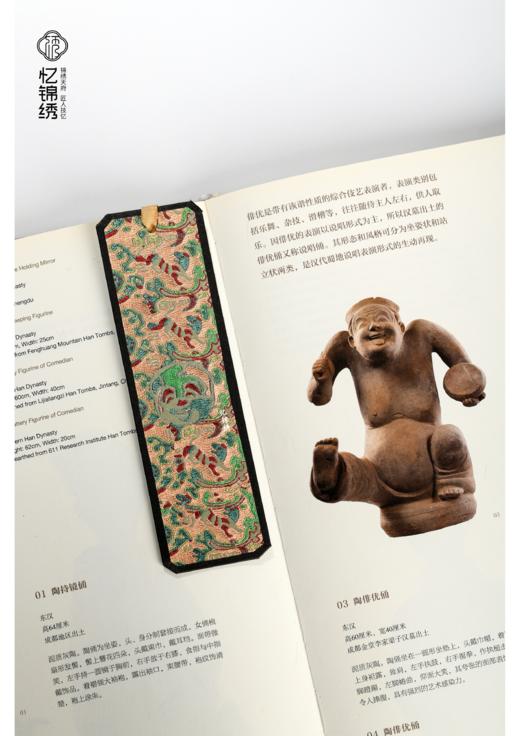 古蜀锦书签——俳优佣（头） 商品图4