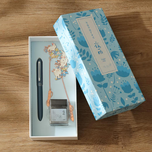 90年国货鸵鸟牌 墨水匠心巨献 文墨天安钢笔礼盒 附赠定制墨水1瓶+墨囊7支+天安门文创限定包装 /前程似锦书写礼盒 附赠龙涎香墨水一瓶+精美黄铜书签1枚 商品图14