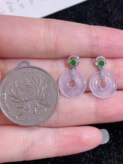 甜甜圈翡翠耳坠 商品图4