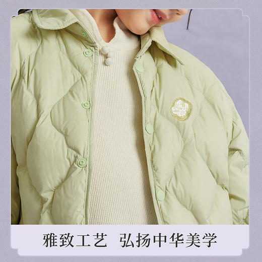 笛莎Deesha观山见女童羽绒服2025冬女童羽绒服 商品图3