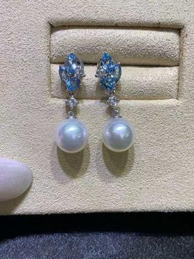 8-8.5mm akoya珍珠耳坠