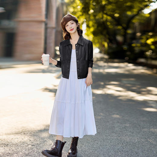 HR GSTX8094休闲风皮衣外套 商品图3