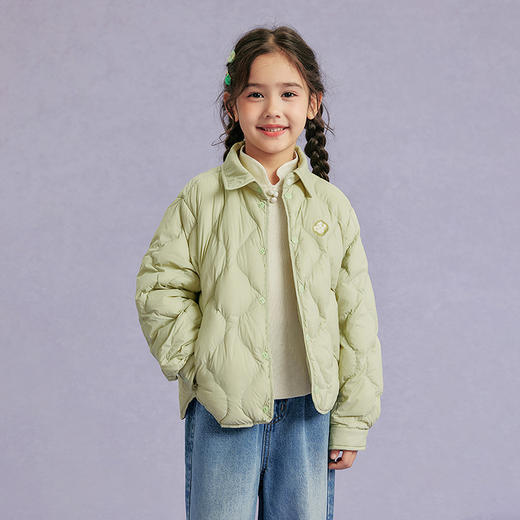 笛莎Deesha观山见女童羽绒服2025冬女童羽绒服 商品图7