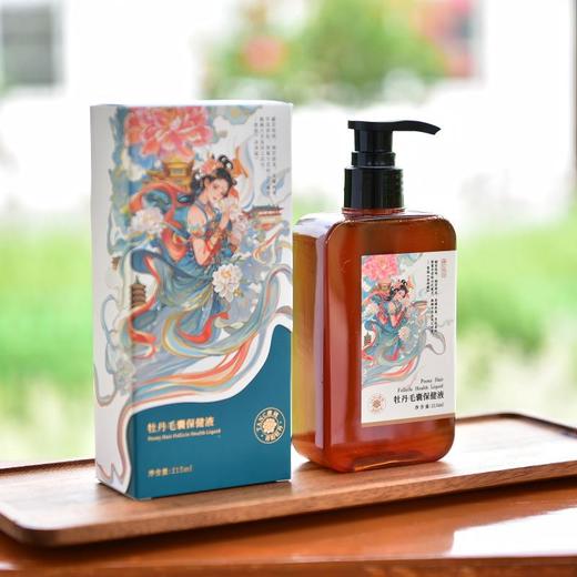 牡丹毛囊植物洗发液 古法熬制以花养发 拒绝不良添加 告别掉发 洗发水 215ml/瓶 商品图2