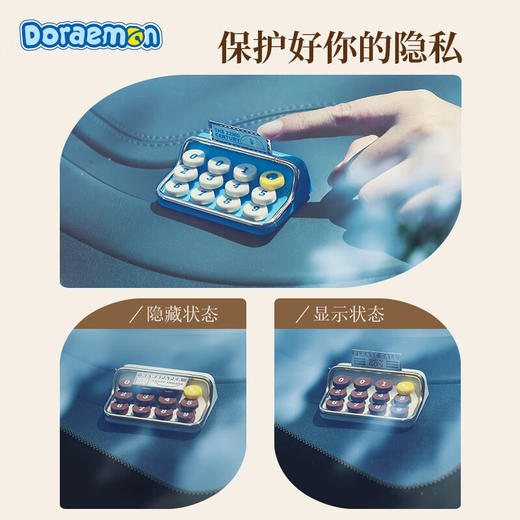 哆啦A梦 车载复古停车号码牌 商品图7