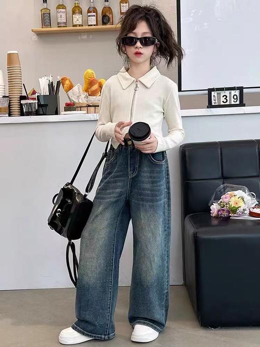 120【孤品捡漏】G146女童米色翻领小外套-喜出 商品图1