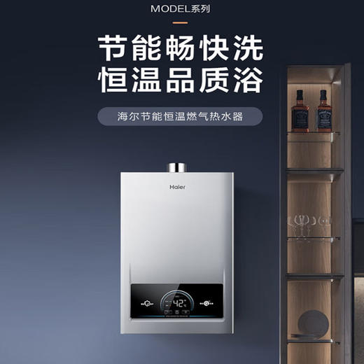 海尔（Haier）12升燃气 热水器 家用 节能省气 低水压启动 静音速热12MODEL(12T)U1天然气 商品图0