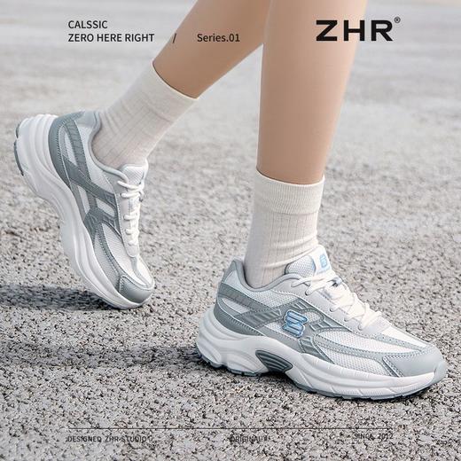 ZHR则则网面透气慢跑老爹鞋2025春季新款百搭校园风运动休闲鞋女 商品图5