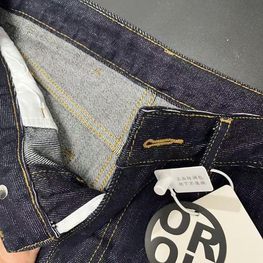 【孤品捡漏】（样衣）G712丹宁色牛仔春秋直筒裤-喜出 商品图5