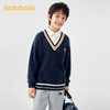 巴拉巴拉童装儿童毛衣男童冬装羊毛衫假两件线衣百搭时尚上衣舒适 商品缩略图2
