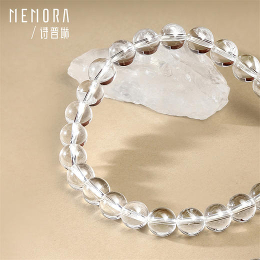 白水晶手链 水晶手串叠戴晶石手链女士礼物MEMORA诗普琳CB207509一口价 商品图6