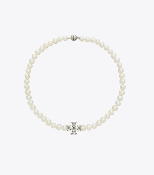 TORY BURCH 项链女  164617-056-F 银/珍珠色. 商品图0