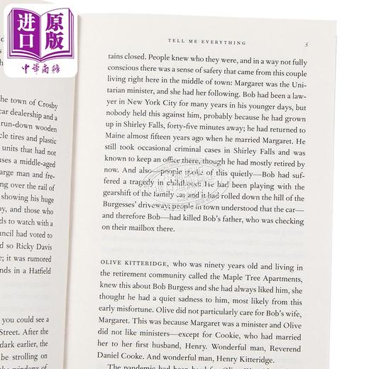 【中商原版】伊丽莎白斯特劳特 告诉我一切 平装 Tell Me Everything 英文原版 Elizabeth Strout 普利策奖得主 商品图2