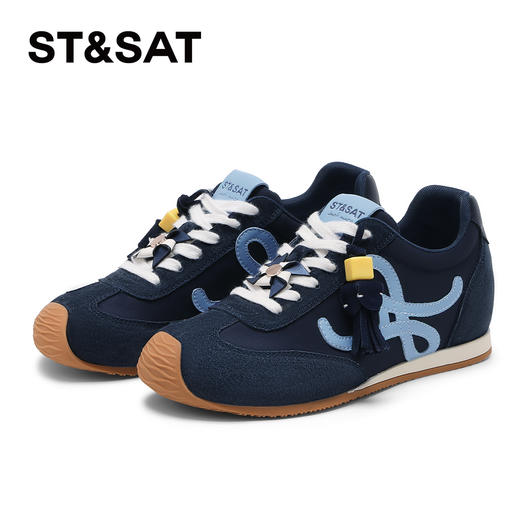 【内增高4CM】星期六文艺撞色舒适百搭阿甘鞋SSD3112C5Q 商品图12