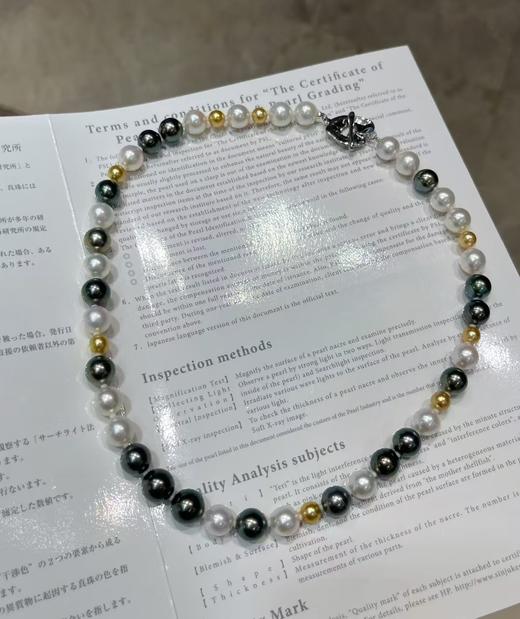 6-10mm混彩珍珠项链 商品图0