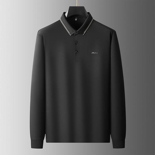 【DWP】大依优型大码男士Polo衫翻领长袖T恤秋季新款商务休闲男士加肥加大码男胖子 商品图8