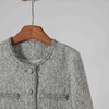 西子/银灰小香重工羊毛小香风银灰色外套/WTTJ399 商品缩略图1