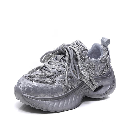 FR 85058小个子休闲运动老爹鞋松糕跟透气网面鞋 商品图4