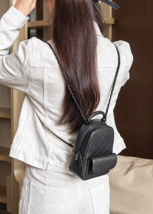 香奈儿  25C so black mini小书包 全黑（LZ） 商品图0