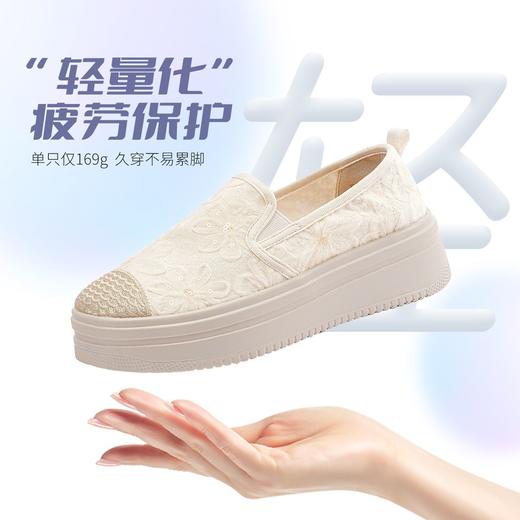 ZHR则则渔夫鞋女2025新款透气懒人一脚蹬平底乐福鞋厚底休闲单鞋 商品图5