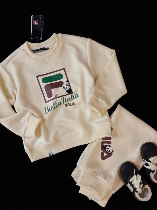 FL2025新款熊猫工厂联盟刺绣卫衣套装 商品图5