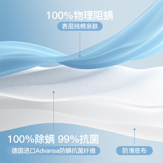 阻螨抗菌小蓝床笠(48小时发货)—舒飘儿2026 商品图2